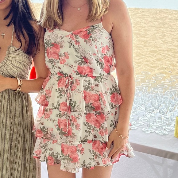 Floral Ruffle Dress - Picture 4 of 5